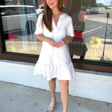 Simply Sweet Ruffle Hem Dress