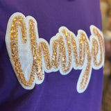 Sequin Charger Swagger Tee