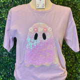Fall Ghost Sequin Tee