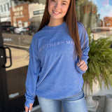 Southern Marsh Sunday Morning Sweater - French Blue