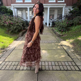 Sienna Skies Ruffled Tiered Midi Dress