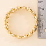 Chunky Oval Nugget Stretch Bracelet
