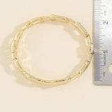 Squared Open Link Stretch Bracelet