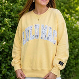 LULU MAC BUTTER CAMO SWEATSHIRT