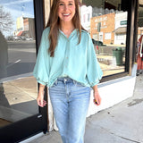 Mint to be Button Up Top