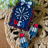 USA Firework Car Freshie 
