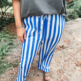 Pre-Order Striped statement pants