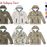 Pre-Order Personalized camo rain jackets
