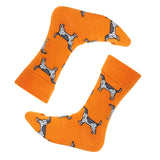 Kids Orange Coonhound Socks