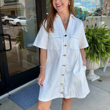 Denim Wishes Mini Dresses
