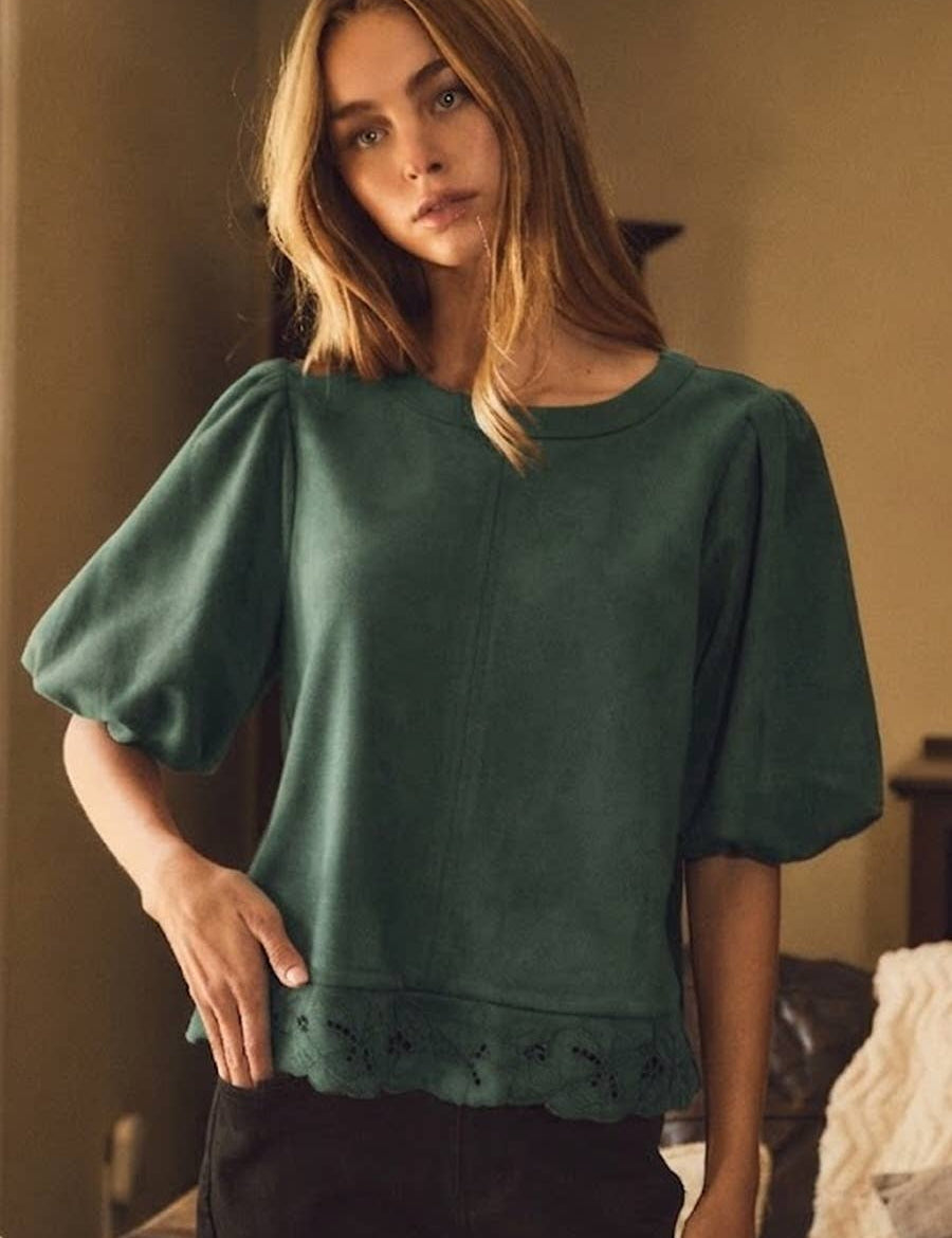 Autumn Ridge Linen Blend Top