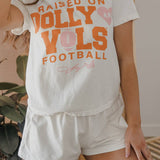 Raised on Dolly Parton & The Vols Football Ellie HW Tee