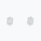 Earrings-CZ Stud in Silver