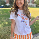 Tennessee Vols Rah Rah White Ellie Perfect Tee