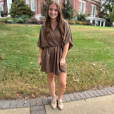 Windy City V-neckline Wrap Dress