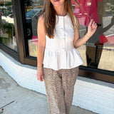 Polished & Pretty Peplum Top