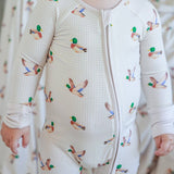 Convertible Bamboo Zip Romper | Little Mallard