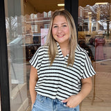 Everyday Favorite Textured Stripe Top