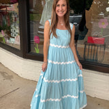 Ready for Ric Rac Midi Dress
