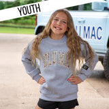 Lulu Mac Youth Gray Camo Sweatshirt