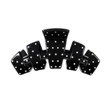 Classic Black Polka Dot Party Medium Claw Clip