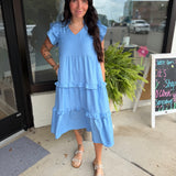 Take me to Charleston  Tiered Midi Dress
