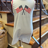 Patriotic boys romper