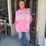 Camo Embroidered Mockneck Sweatshirt