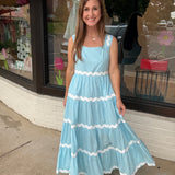 Ready for Ric Rac Midi Dress