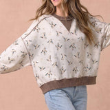Duck Camo Exposed Seam Sweatshirt