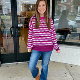 Berry Bliss Knit Sweater