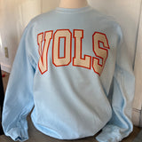 Tennessee VOLS Stripes Varsity Comfort Colors Sweatshirt