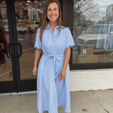 Seaside Stroll Midi Dress