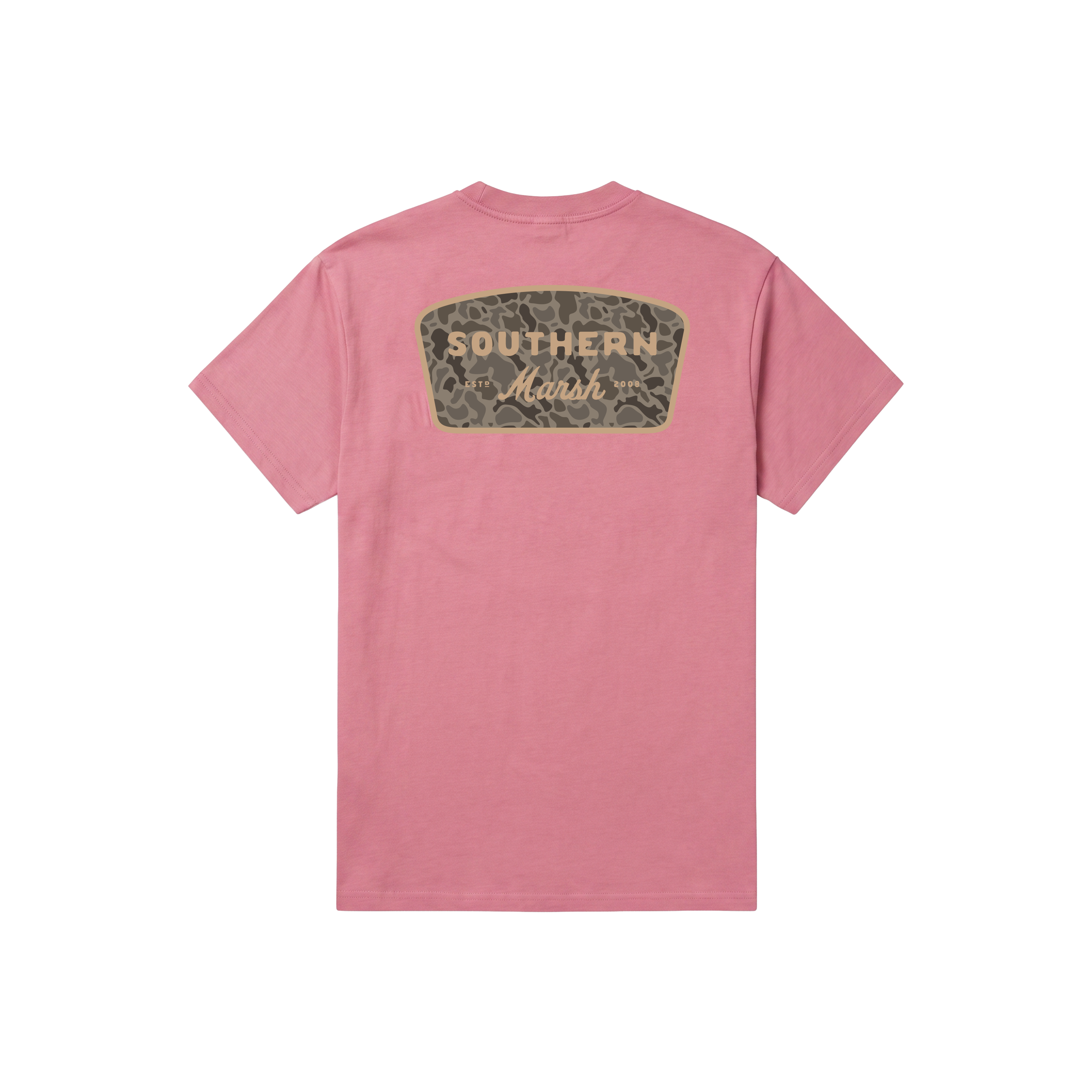 Branding - Retro Camo Tee - Mulberry