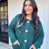 Evergreen Cozy Knit Cardigan