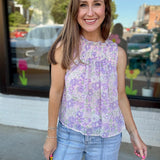 Fly Away Floral Tank