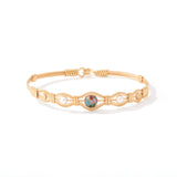 My Whole World Bracelet - All 14K Gold Artist Wire / 7.5" - L