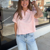 Everyday Favorite Textured Stripe Top