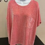 Chunky Ribbed Oversized Tee