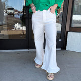 Cloud nine ruffle hem pants