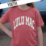 Lulu Mac Crimson Camo Youth Tee