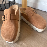 TARDY - Tobacco Faux Suede