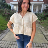 Cozy Cottage Crop Cardigan