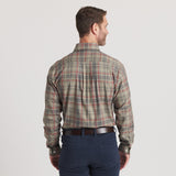 Barnstable Lines Performance Dress Shirt - Sage & Navy