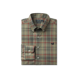 Barnstable Lines Performance Dress Shirt - Sage & Navy
