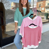 Weekend Ready Stripe Pullover