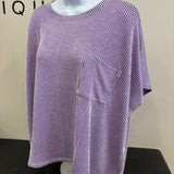 Chunky Ribbed Oversized Tee