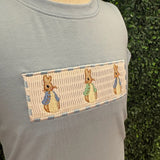 Bunny Smocked Gingham Boys Set