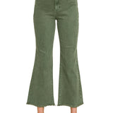 Vintage Acid Wash Frayed Bootcut Jeans