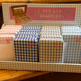 Gingham Jewelry Box